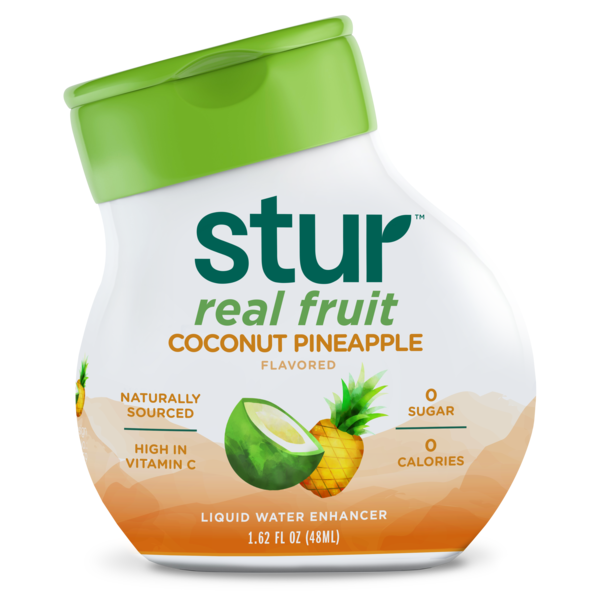 Cocoa & Drink Mixes Stur Drinks Coconut Pineapple, Liquid Water Enhancer hero