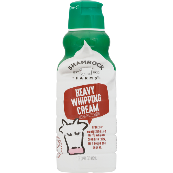 Cream Shamrock Farms Heavy Whipping Cream hero