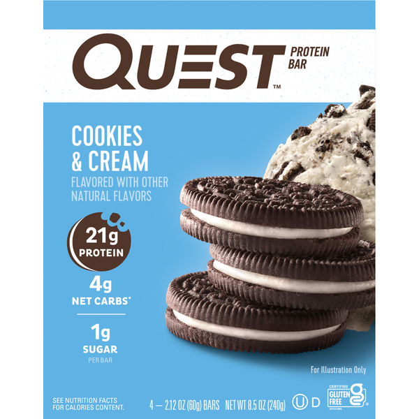 Energy & Granola Bars Quest Protein Bar Cookies & Cream hero