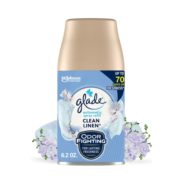 Air Fresheners & Candles Glade® Automatic Spray Air Freshener Refill, Clean Linen hero