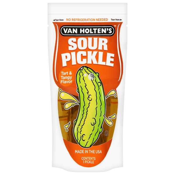 Canned & Jarred Vegetables Van Holten's Pickle, Sour, Tart & Tangy Flavor hero