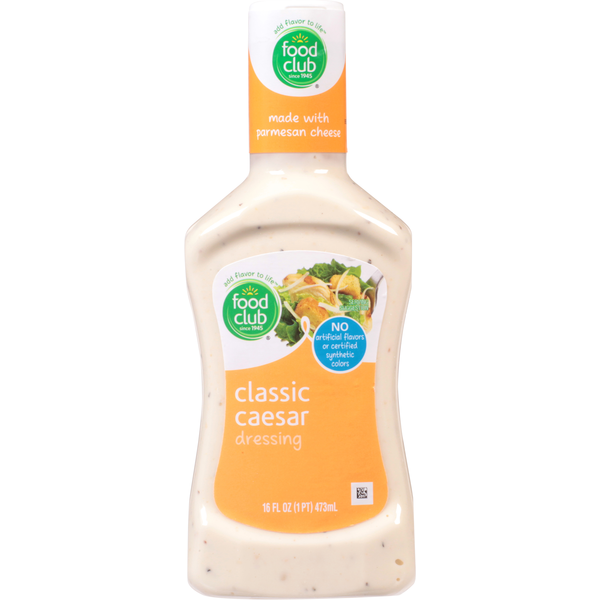 Salad Dressing & Toppings Food Club Dressing, Classic Caesar hero