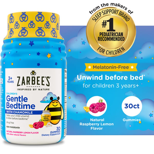 Vitamins & Supplements Zarbee’s Melatonin-Free Gentle Bedtime Gummies for Kids hero