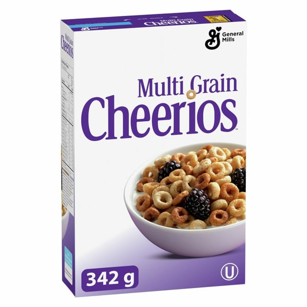 Cereal Cheerios Multi Grain Breakfast Cereal, Whole Grains hero