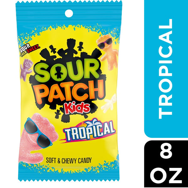 Candy & Chocolate Sour Patch Kids Tropical Soft & Chewy Candy hero