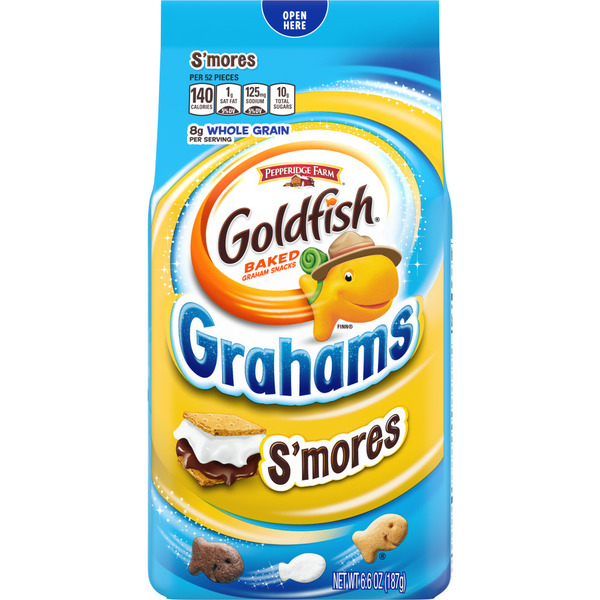 Cookies & Cakes Pepperidge Farm Goldfish Graham S'mores Baked Graham Snacks hero