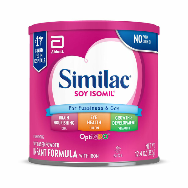 Baby Food & Formula Similac Soy Isomil For Fussiness and Gas Infant Formula Powder Can hero