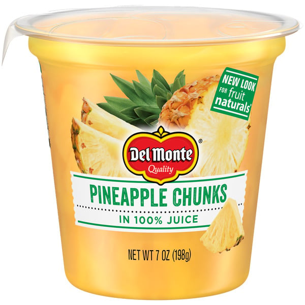 Canned Fruit & Applesauce Del Monte Quality Fruit Naturals Pineapple Chunks in Juice hero