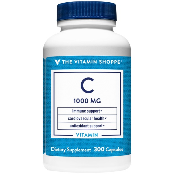 Vitamin C The Vitamin Shoppe Vitamin C - 1000 MG (300 Capsules) hero