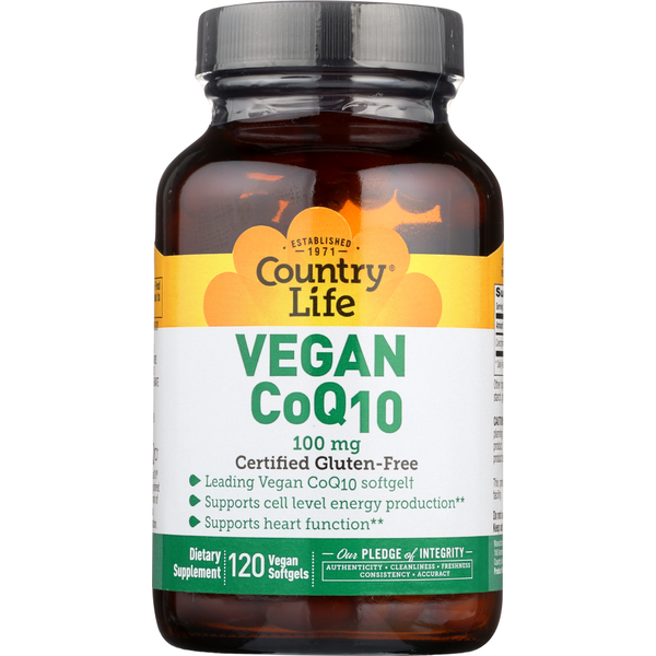 Vitamins & Supplements Country Life Coq-10 hero