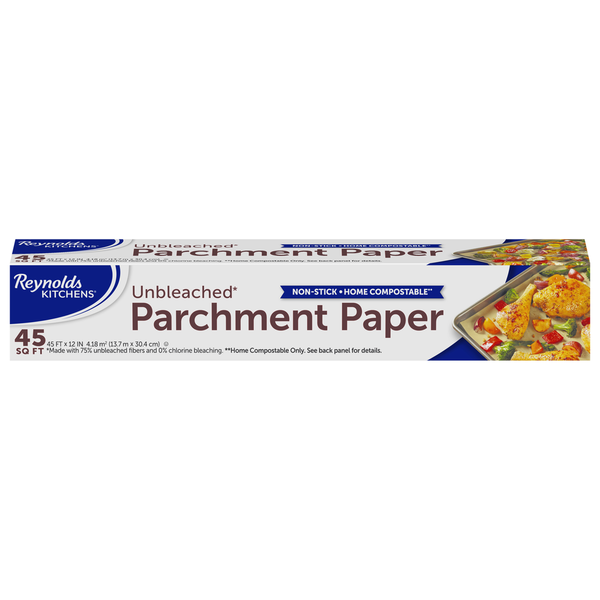 Food Storage Reynolds Unbleached Compostable Parchment Paper hero