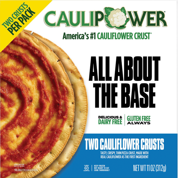 Frozen Pizza Caulipower Cauliflower Pizza Crusts 2 Pack 11 Oz hero