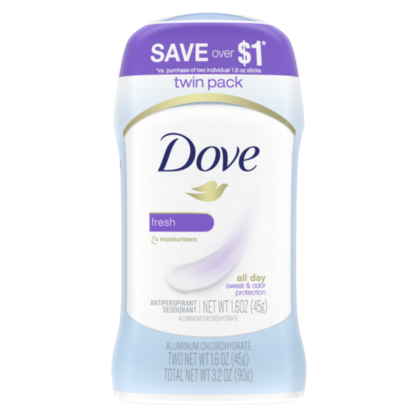 Deodorant Dove Antiperspirant Deodorant Stick Fresh, hero