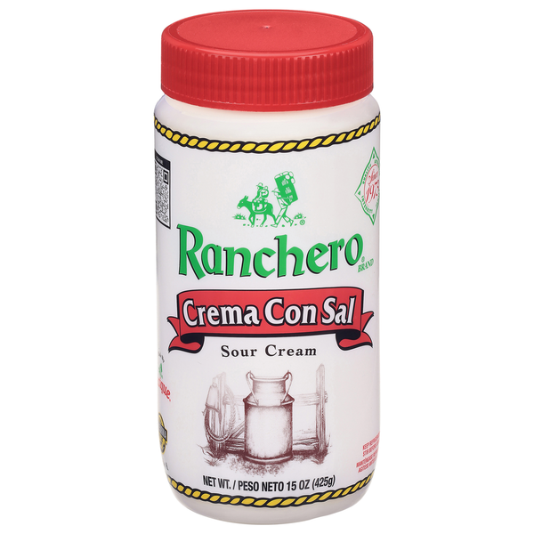 Other Creams & Cheeses El Ranchero Sour Cream, Crema con Sal hero