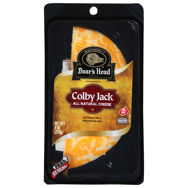 Specialty Cheeses Boar's Head Colby Jack Cheese hero