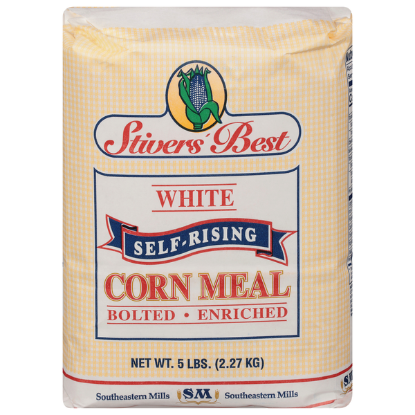 Baking Ingredients Stivers' Best Corn Meal, White, Self-Rising hero