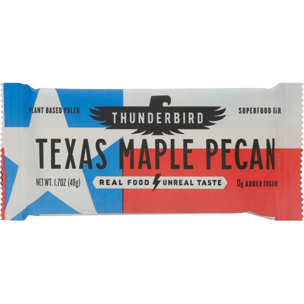 Granola Thunderbird Superfood Bar, Texas Maple Pecan hero