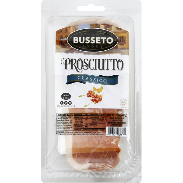 Specialty Packaged Deli Meats Busseto Foods Prosciutto hero