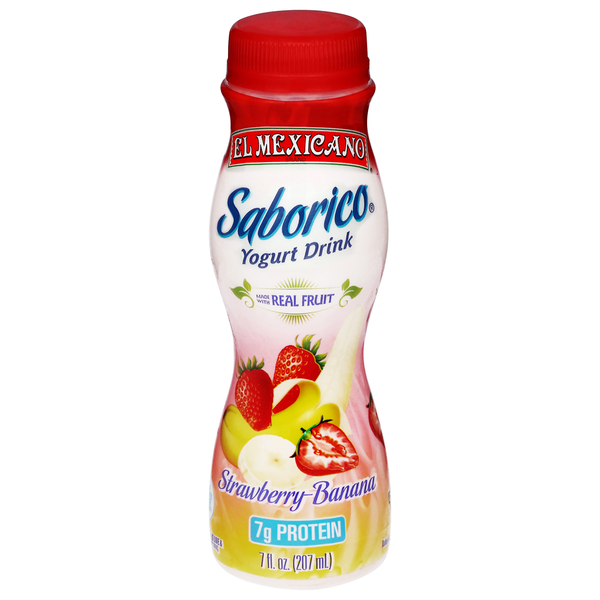 Yogurt El Mexicano Yogurt Drink, Strawberry-Banana hero