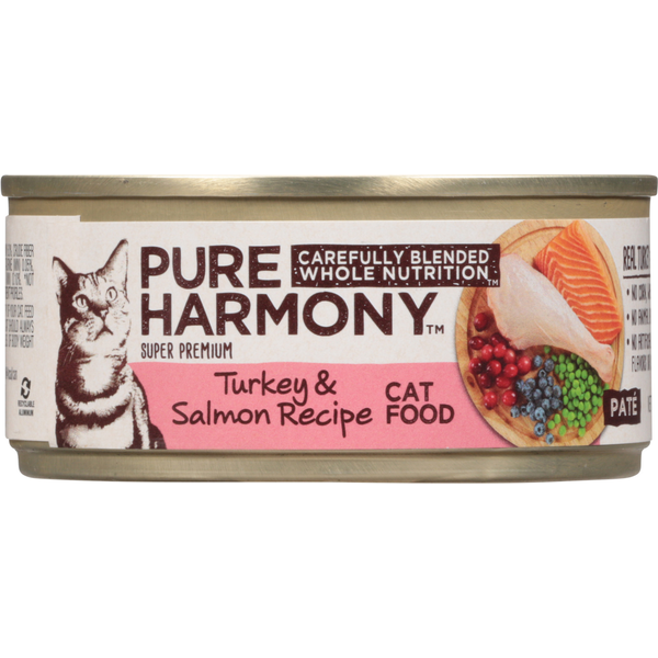 Cat Food & Care Pure Harmony Cat Food, Turkey & Salmon Recipe, Pate hero