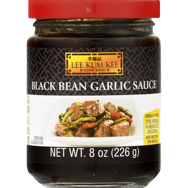 Asian Foods Lee Kum Kee Garlic Sauce, Black Bean hero