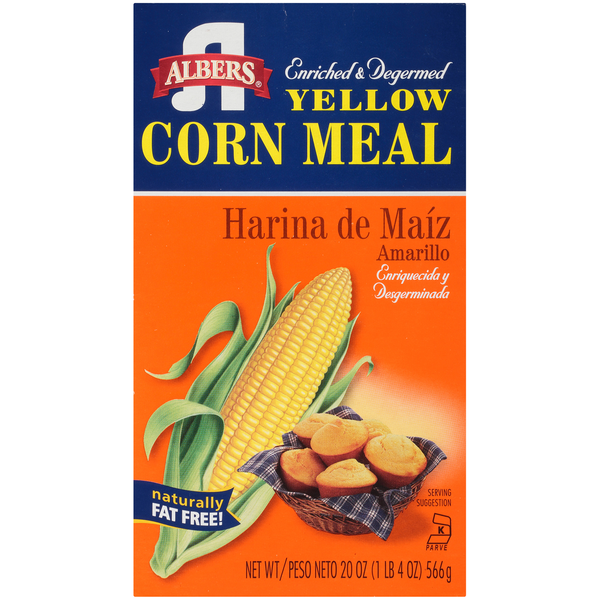 Baking Ingredients Albers Yellow Enriched & Degermed Corn Meal hero