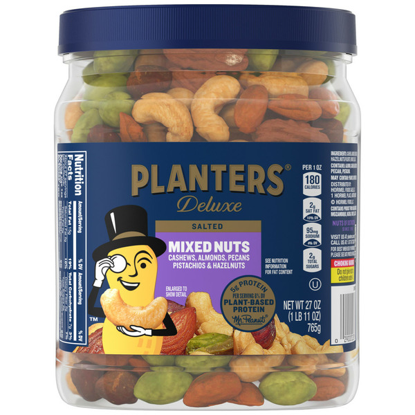 Nuts, Seeds & Dried Fruit Planters Deluxe Mixed Nuts hero