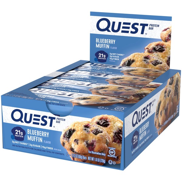 Bars Quest Protein Bar, Blueberry Muffin hero