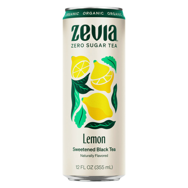 Tea Zevia Organic Lemon Sweetened Black Tea hero