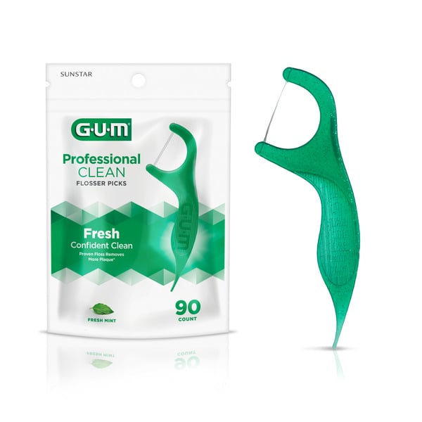 Oral Hygiene Sunstar GUM Professional Clean Floss Picks, Fresh Mint hero