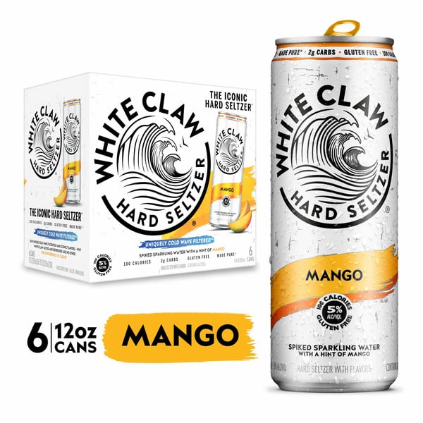 Beers & Coolers White Claw Mango Can hero