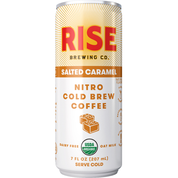 RISE Brewing Co. Coffee, Cold Brew, Nitro, Salted Caramel hero