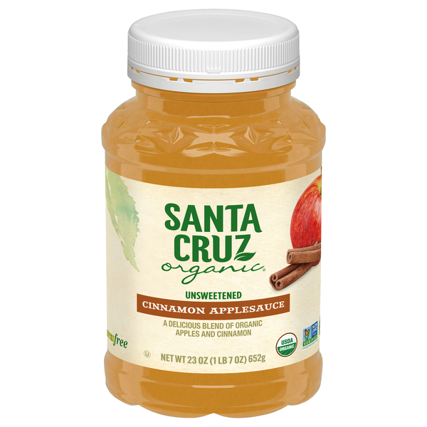 Canned & Jarred Vegetables Santa Cruz Organic Cinnamon Apple Sauce hero