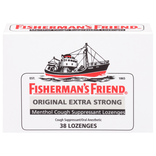 Cold, Flu & Allergy Fisherman's Friend Cough Suppressant, Menthol, Original Extra Strong, Lozenges hero