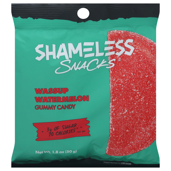 Shameless Snacks Gummy Candy, Wassup Watermelon hero