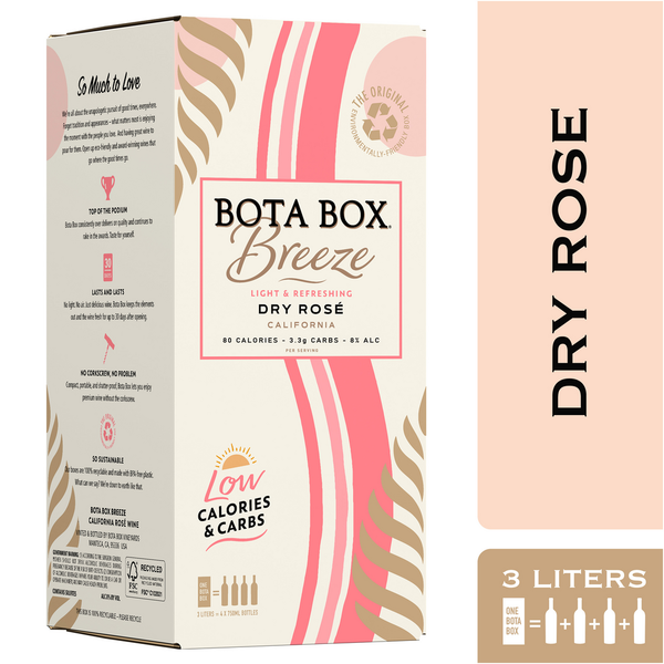 Blush Wine Bota Box Dry Rose hero