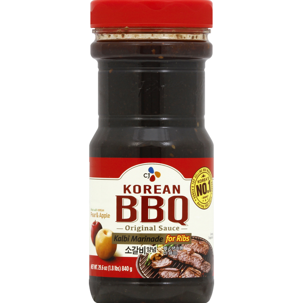 Sauces CJ Marinade, for Ribs, Kalbi, Korean BBQ Original Sauce hero