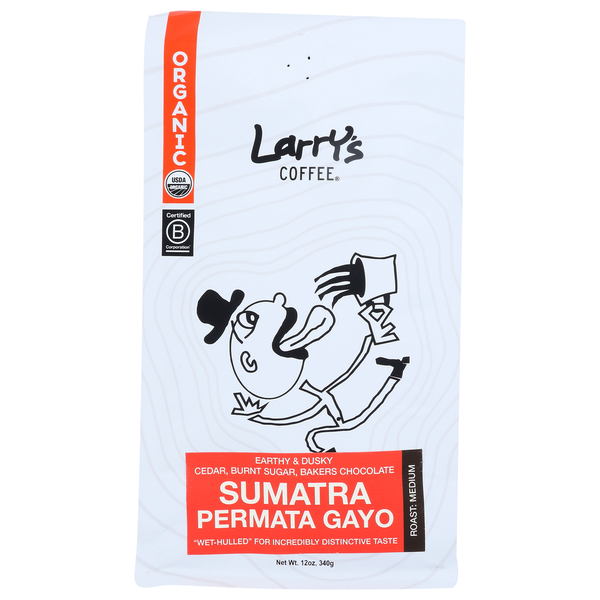 Coffee Larry's Coffee Sumatra Retail Bag hero