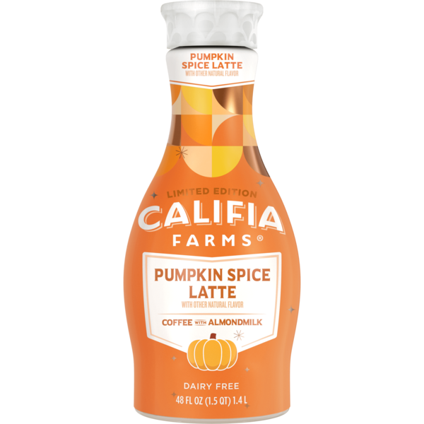 Refrigerated Beverages Califia Farms Pumpkin Spice Cold Brew Coffee with Almond Milk hero