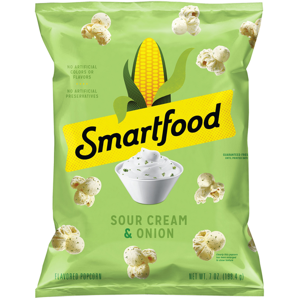 Popcorn & Jerky Smartfood Sour Cream & Onion Popcorn hero