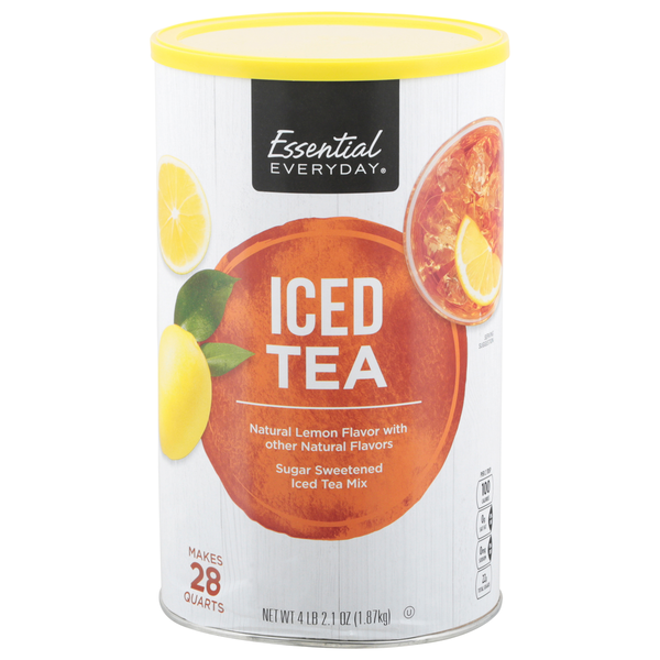 Tea Essential Everyday Iced Tea Mix, Lemon Flavor, Sugar Sweetened hero