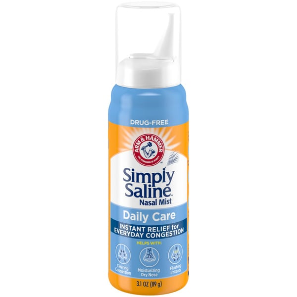 Cold, Flu & Allergy Arm & Hammer Simply Saline Nasal Mist Instant Relief For Everyday Congestion hero