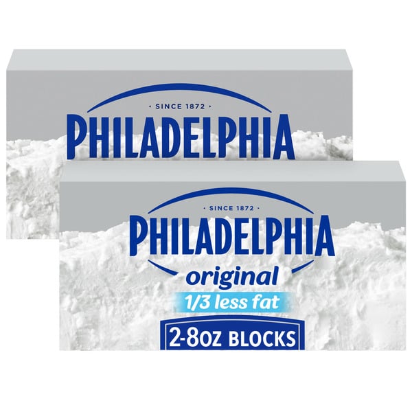 Other Creams & Cheeses Philadelphia Neufchatel Cheese with 1/3 Less Fat than Cream Cheese hero