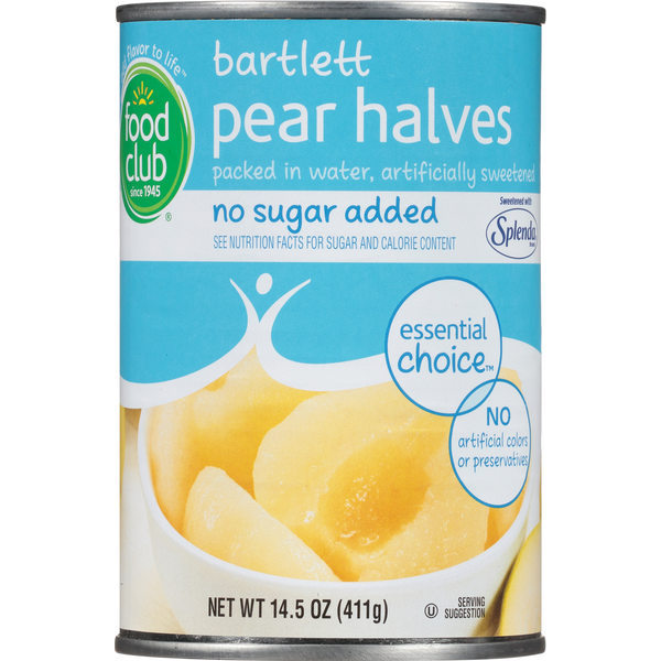 Food Storage Food Club Pear Halves, Bartlett hero