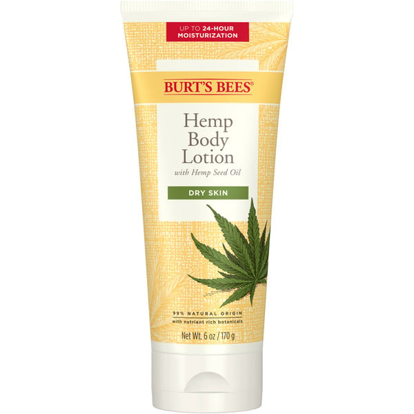 Hand Care Burt's Bees Body Lotion for Dry Skin with Hemp Seed Oil hero