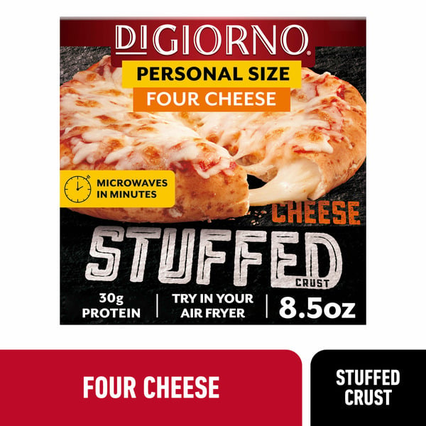 Frozen Pizza DiGiorno Cheese Stuffed Crust Four Cheese Frozen Pizza hero