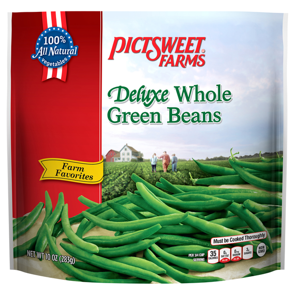 Frozen Produce Pictsweet Farms Farm Favorites Deluxe Whole Green Beans hero