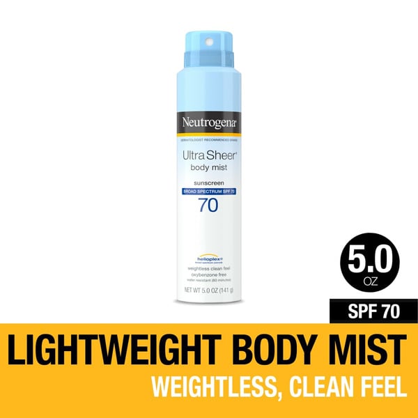 Body Lotions & Soap Neutrogena Ultra Sheer Lightweight Sunscreen Spray, SPF 70 hero