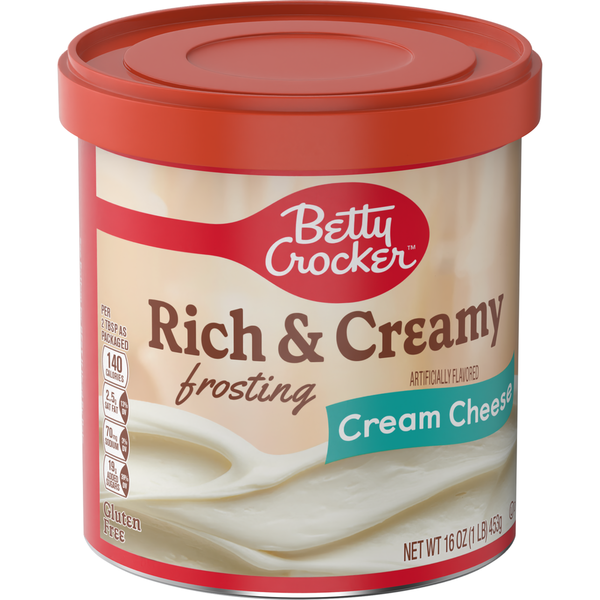 Doughs, Gelatins & Bake Mixes Betty Crocker Gluten Free Cream Cheese Frosting hero