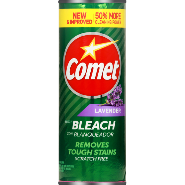 Cleaning Products Comet Cleanser, With Bleach, Lavender hero